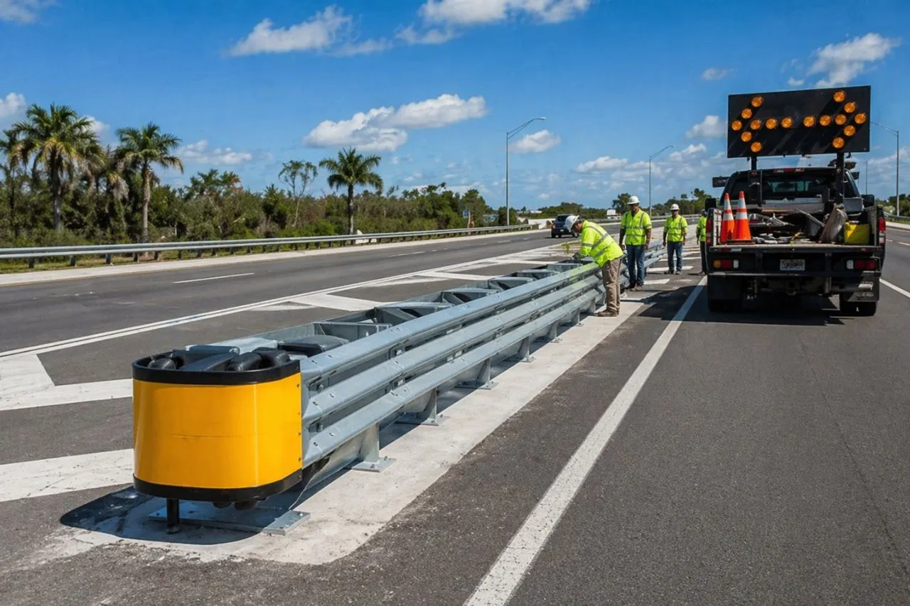 Crash cushion services in Florida
